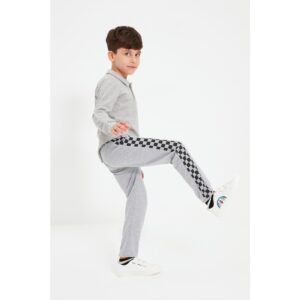 Trendyol Gray Printed Boy Knitted Slim