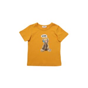 Trendyol Orange Printed Crew Neck Boy Knitted