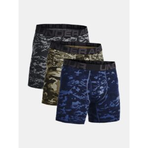 Under Armour Boxerky UA CC 6in Novelty 3 Pack-BLK