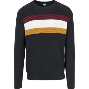 Block Sweater dnavy/offwhite/port/goldenoak