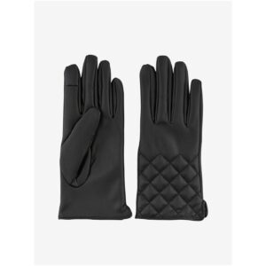 Černé rukavice Pieces Fripla -