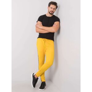 Men's yellow sweatpants