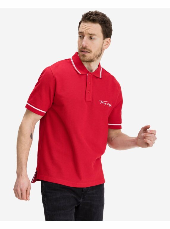 Tipped Signature Polo triko Tommy