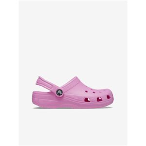 Růžové holčičí pantofle Crocs -