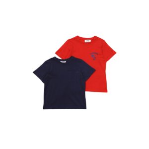 Trendyol Navy Blue-Red With Pocket-Basic Boy Knitted