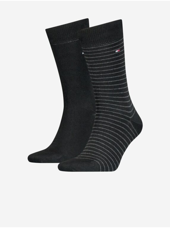 Sada dvou párů černých pánských ponožek