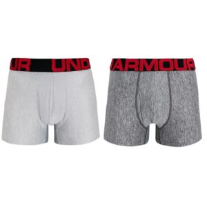Under Armour Boxerky UA Tech 3in 2 Pack-GRY