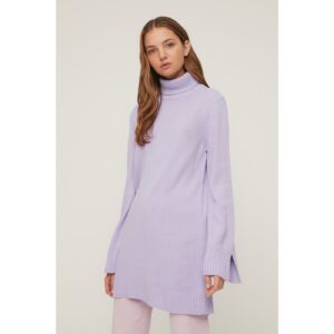 Trendyol Lilac Turtleneck Knitwear