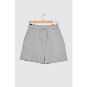 Trendyol Gray Knitted Shorts &