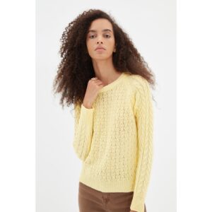 Trendyol Yellow Knitted Detailed Knitwear