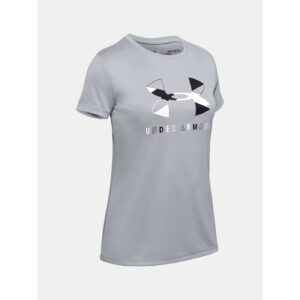 Under Armour Tričko Tech Graphic Big Logo SS T-Shirt-GRY -