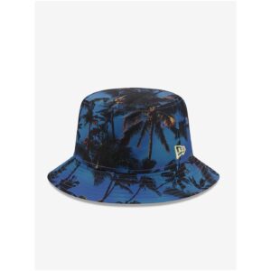 Modrý pánský vzorovaný klobouk