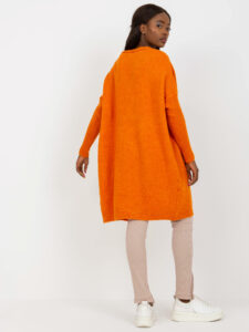 Orange women's cardigan with pockets from Barreiro