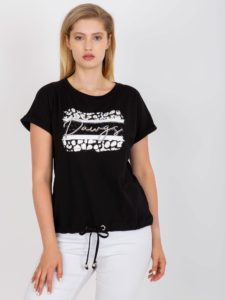 Black plus size t-shirt