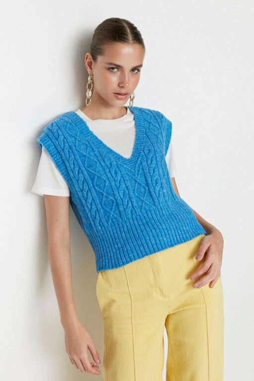 Trendyol Sweater Vest - Blue