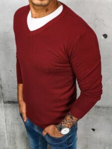 Men's burgundy sweater Dstreet