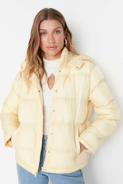 Trendyol Winter Jacket - Yellow