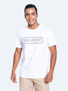 Big Star Man's T-shirt_ss T-shirt 152024 Cream