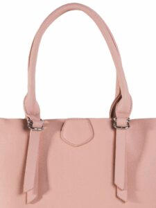 Pink shoulder bag with