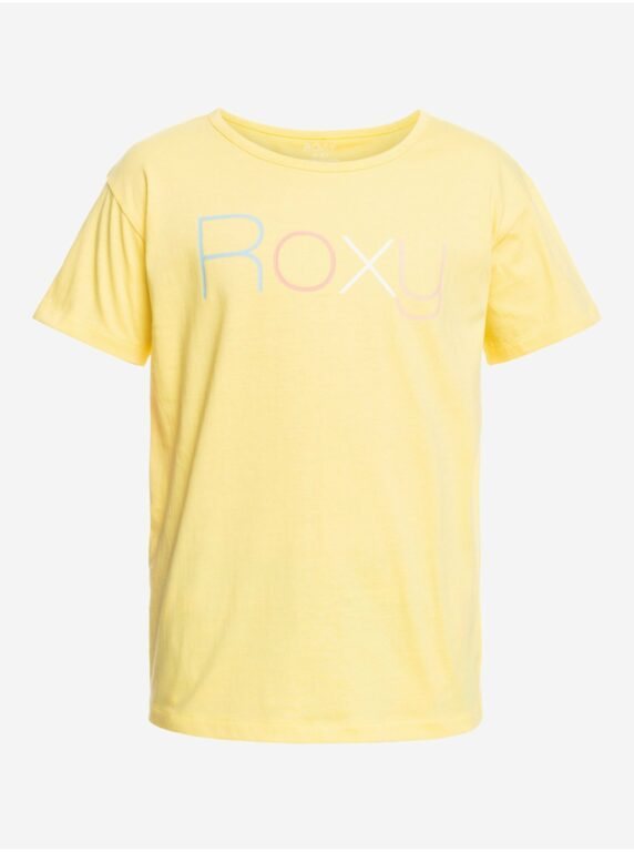 Žluté holčičí tričko Roxy Day and