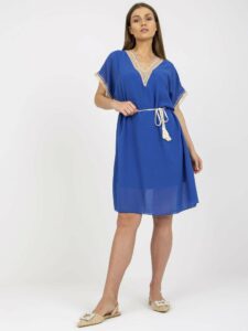 Dark blue one size dress with