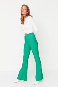 Trendyol Green Flared Trousers