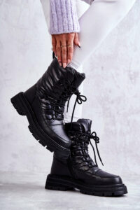 Women's Lace-up Snow Boots GOE KK2N4017
