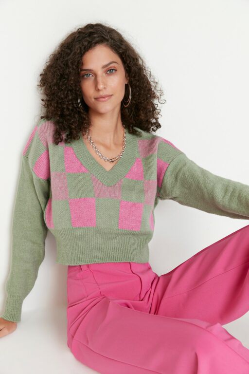 Trendyol Sweater - Khaki -
