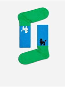 Modro-zelené vzorované ponožky Happy Socks Who Let The