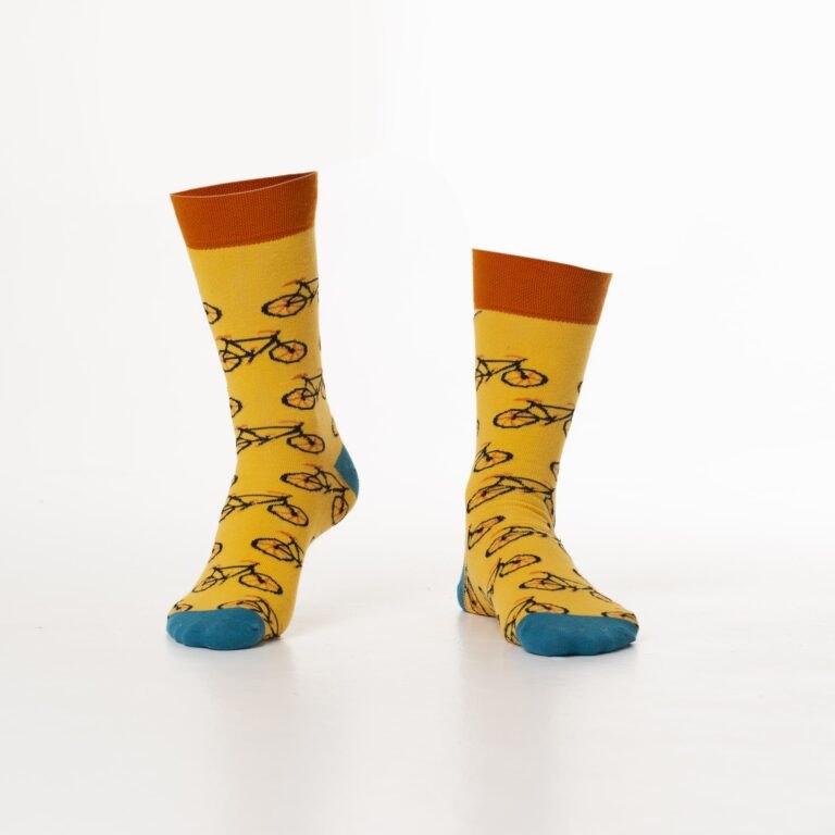 Pánské žluté ponožky s