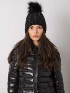 Black isolated hat with