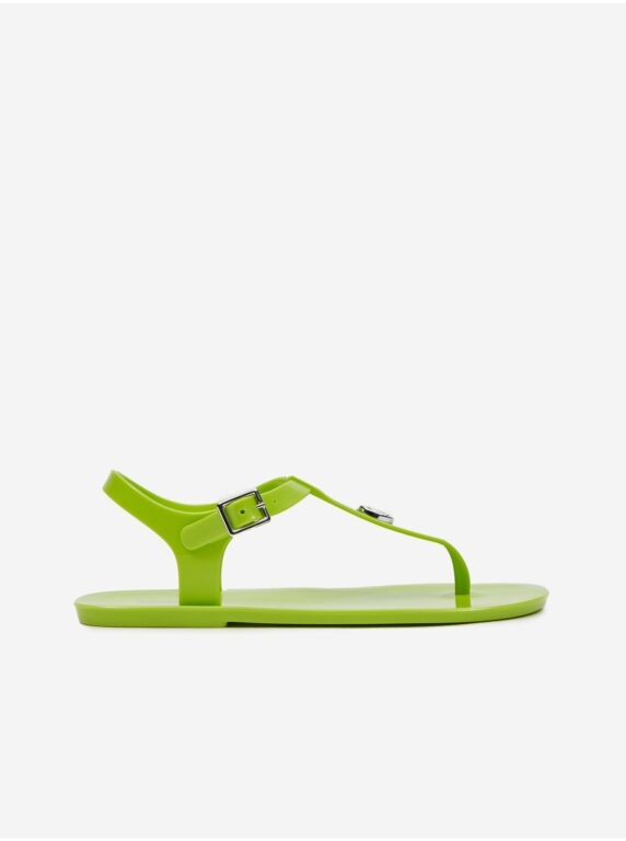 Světle zelené dámské sandály Michael Kors