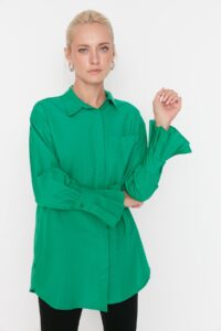 Trendyol Green Sleeve Detailed Woven