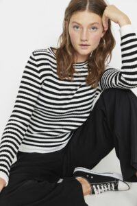 Trendyol Black Striped Knitwear