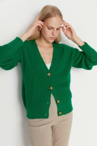 Trendyol Green Knitted Detailed