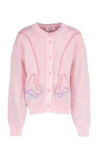 Trendyol Pink Patterned Girl Knitwear