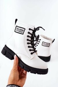 Children's Boots Shiny White