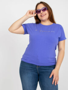 Purple plus size t-shirt