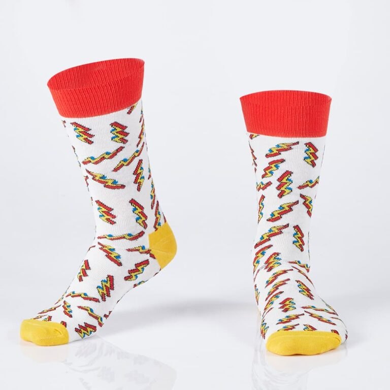 Krémové pánské ponožky s