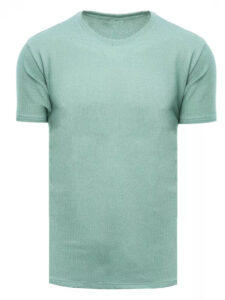 Men's light green patterned T-shirt