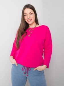 Larger cotton blouse in