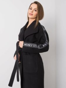 Women's black coat with