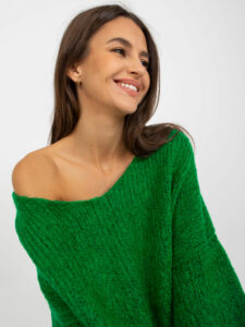 RUE PARIS green oversize sweater