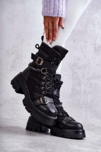 Women's Snow Boots With Chain