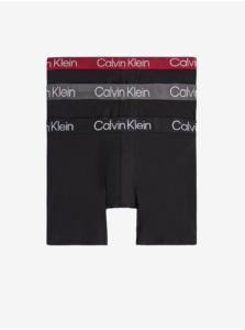 Sada tří pánských boxerek v černé barvě