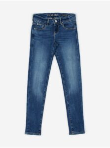 Tmavě modré holčičí skinny fit džíny