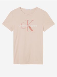 Světle růžové dámské tričko Calvin