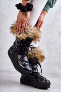 Women's Lace-up Snow Boots