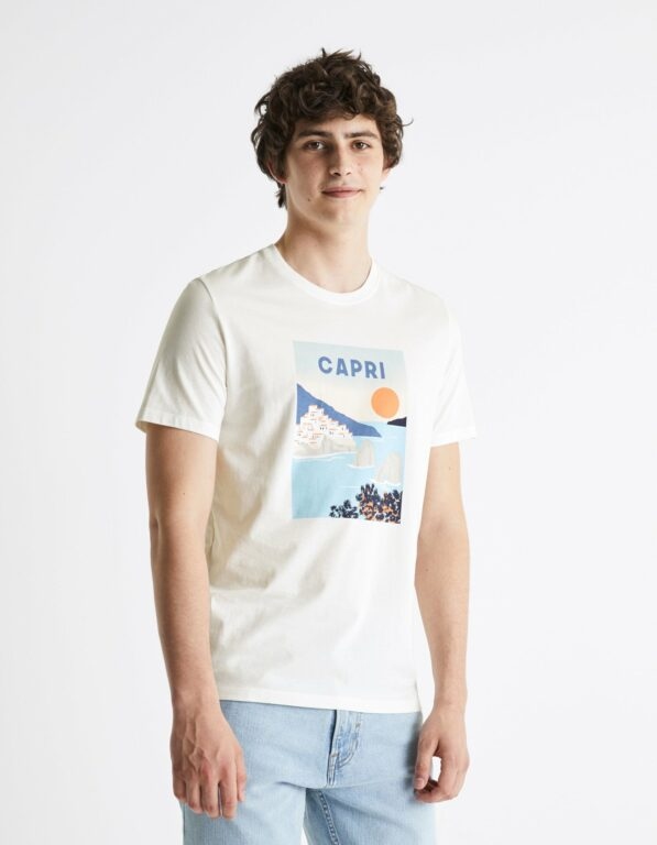 Celio Bavlněné tričko Cevinty Capri