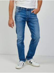 Modré pánské straight fit Pepe Jeans
